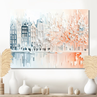 Amsterdam Colors Of Summer I - Cityscapes Metal Wall Art, Amsterdam Metal Print