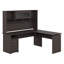 Bureau d'ordinateur en L avec rehausse Huckins-295446812