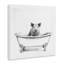 Croquis minimal de salle de bain «Hog In Bath Tub»-71019287-71019285