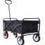 Chariot pliant pour fournitures - cadre en fer robuste, porte-gobelets en filet, chariot de plage portatif de capacité de 150 lb, tissu 600D,-334116816