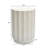 Digrazia Cement Round Outdoor Side and End Table, Modern Accent Table, Housewarming Gifts-1731036800