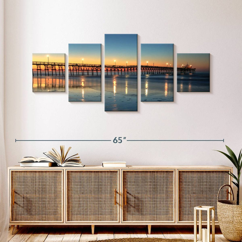 Cherry Grove Pier, 24" H x 55" W