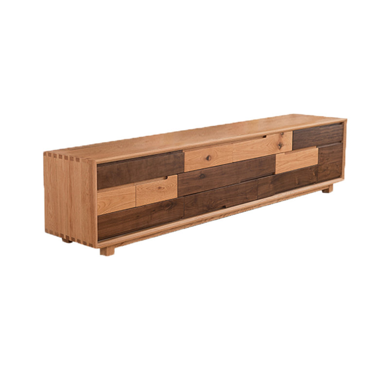 Crédence de rangement en bois massif l 70,8 po Jennabel