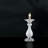 Ferrante Glass Torchiere Lamp