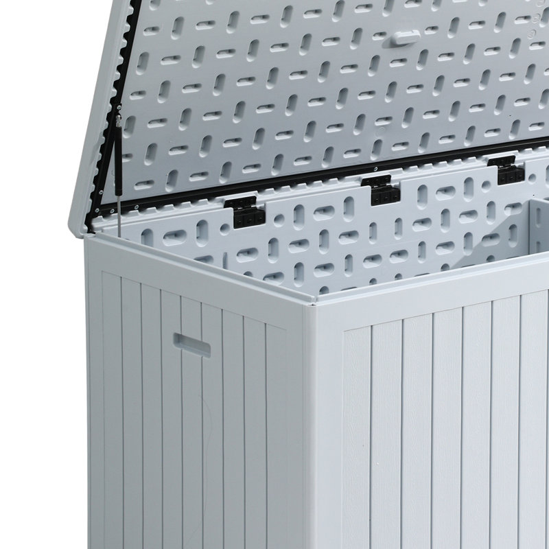 Boîte de rangement pour terrasse Edrosie Inc, Blanc, 230
