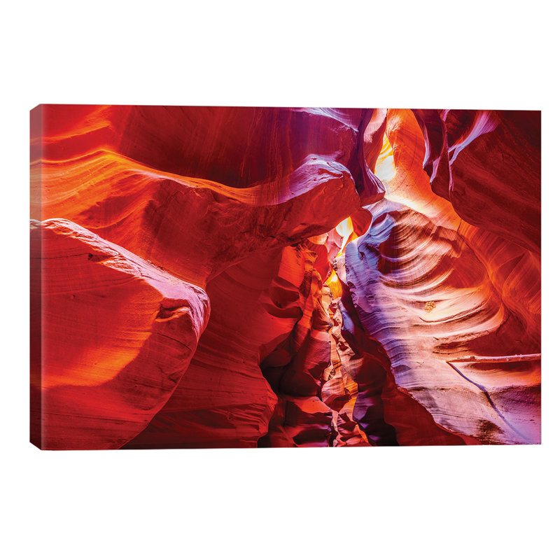 Inside Antelope Canyon by Marco Carmassi - Wrapped Canvas Print, 101.6 cm H x 66.04 cm W x 3.175 cm D