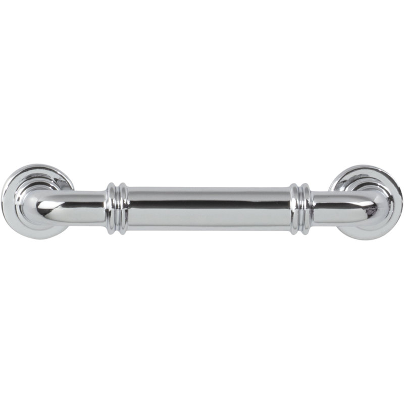 Cranford Bar Pull, Polished Chrome, 3 3/4" Center to Center