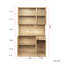 Armoire de cuisine 70,87 po de hauteur, avec 6 portes, 1 tablette ouverte et 1 tiroir pour la chambre à coucher, chêne rustique-920019392