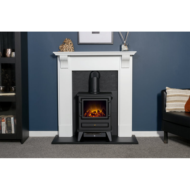 Harrogate Adam 100 cm W Electric Fireplace with 6828 BTU
