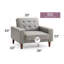 Fauteuil lit contemporain avec accoudoirs