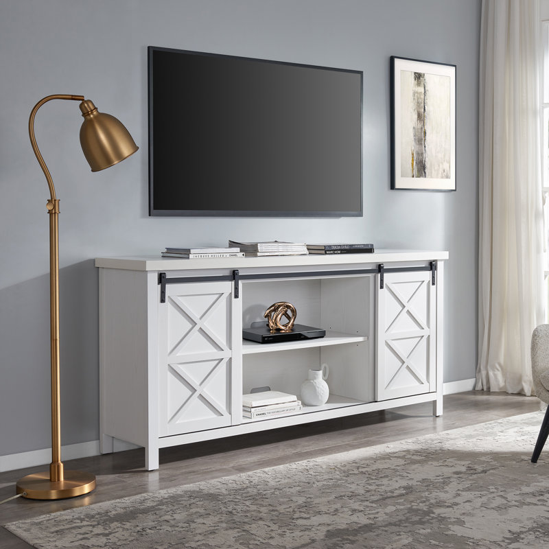 Meuble télé Elmwood, Blanc