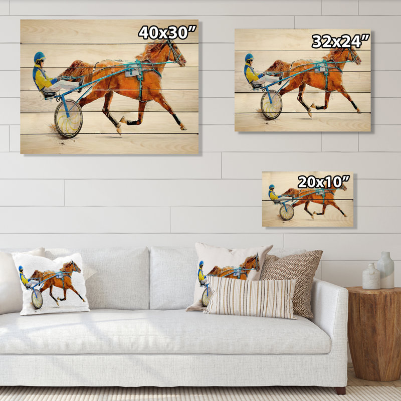 Concours de course de chevaux Derby Trotter II - Concours de course de chevaux Derby Trotter II - Peinture sur