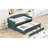 Upholstered Daybed With Trundle And Three Drawers-1374880437-1374880436