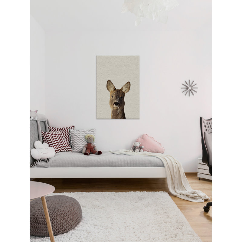 «Attentive Kangaroo», reproduction sur toile, H 30 po x l 20 po x P 1,5 po