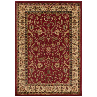 Tapis oriental rouge / beige Berniece