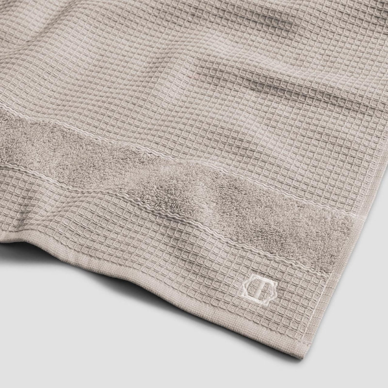 Sauners 100% Cotton Bath Towel, Beige