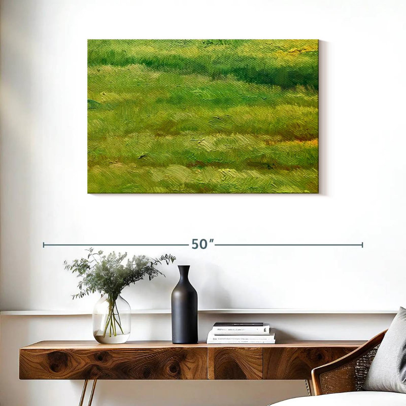 Avery Green Fields, 24" H x 36" W