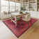 Tapis oriental rouge Goutier Saxon Sultan