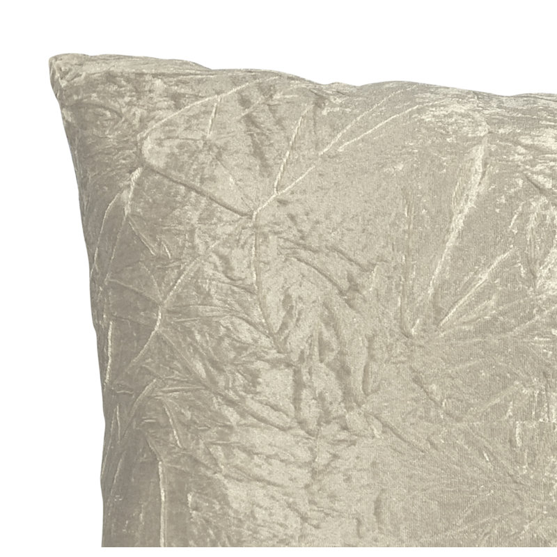 Housse de coussin carré et insert, Beige