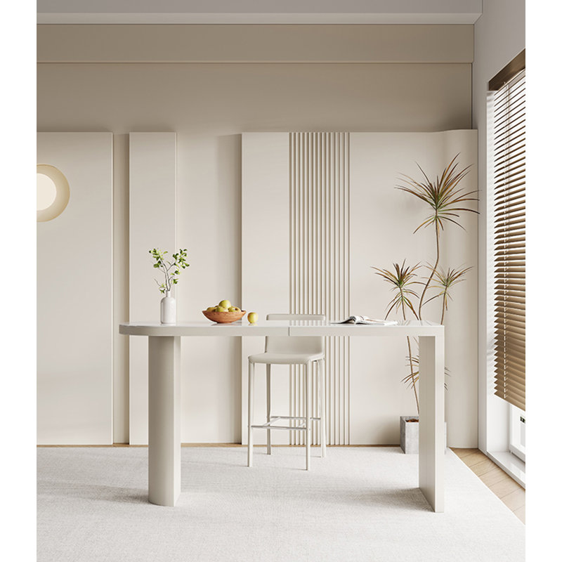 Table de bar Italian Stone, H 39,37 po x L 62,99 po x l 19,69 po