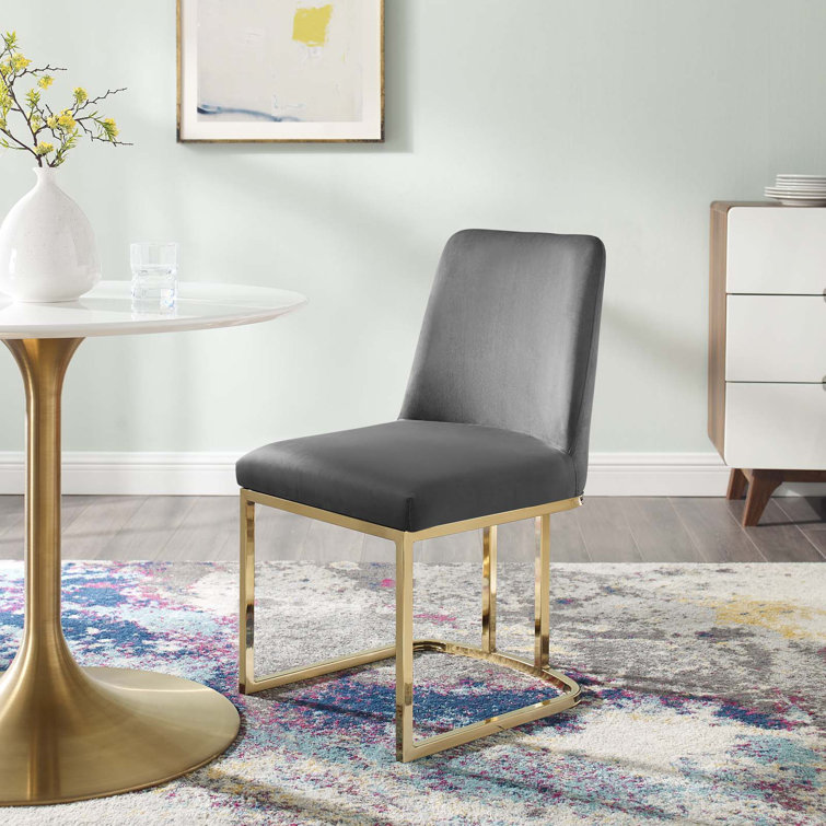 Amplify Sled Upholstered Dining Side Chair