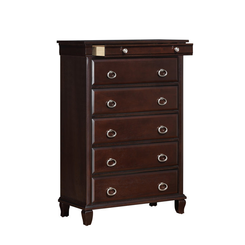 Charly 6 Drawer Chest, Cappuccino