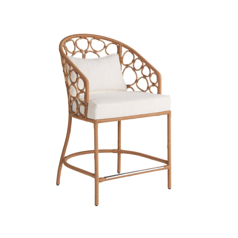 Tabouret de comptoir 24 po Rosalie, Brun
