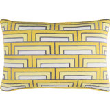 Geometric Linen Throw Pillow