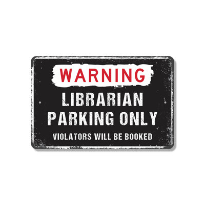 Librarian Stationnement seulement (paquet de 2) en plastique 8 po x 12 po
