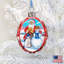 Ornement en forme de noël cadeau bonhomme de neige bonhomme de neige