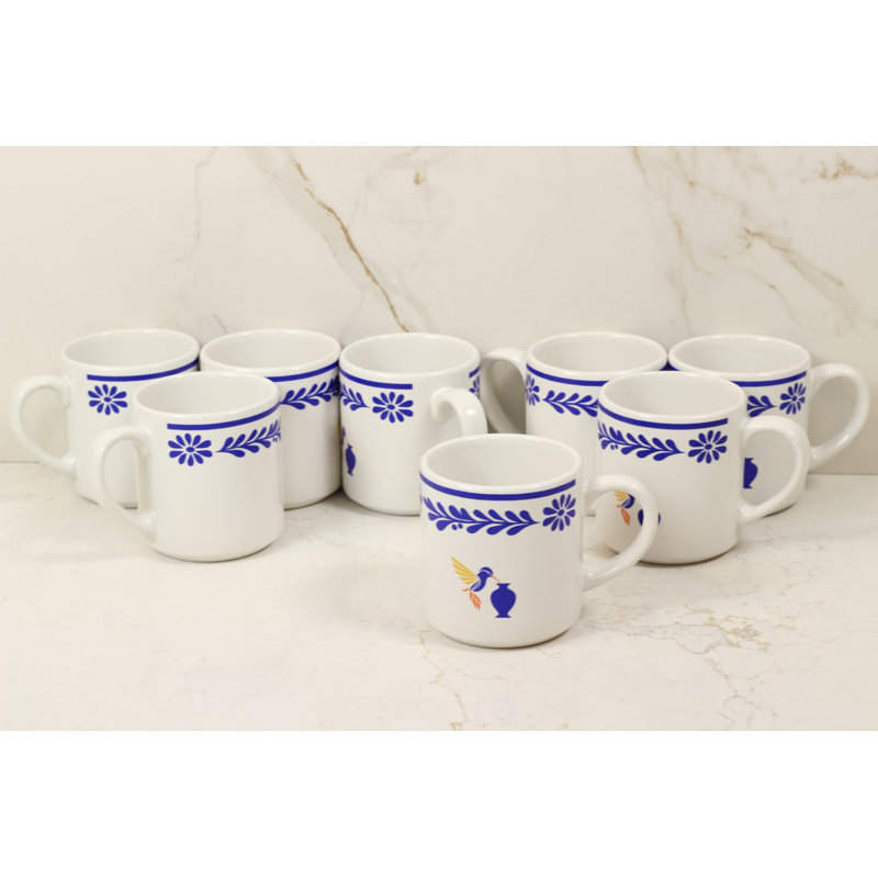 Ensemble de tasses 8 pièces Colibri Collection, Ensemble de 8