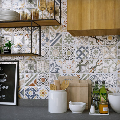 Benisa 5-7/8 In. X 5-7/8 In. Porcelain Floor And Wall Tile