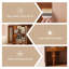 Armoire de coin en bois massif