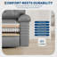 Fauteuil inclinable, berçant et pivotant, chauffant et massant-1826324501