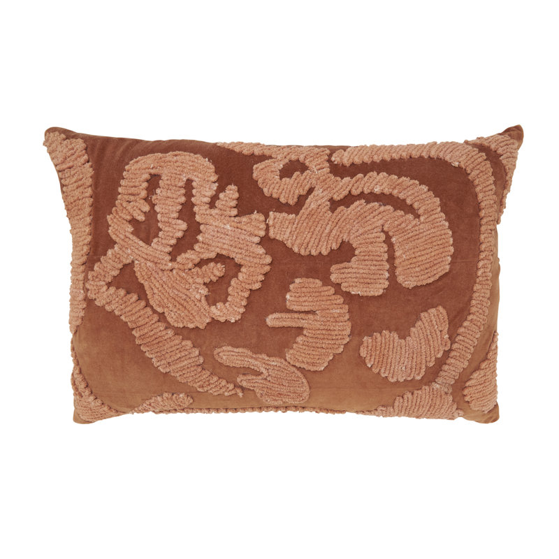 Housse de coussin en velours brodé Royale