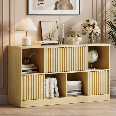 8 Wood Cube Storage Organizer for Home Office