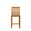 Elzas Outdoor Teak Bar Stool-1899720957