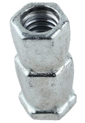 (5 Pack) Threaded Knob Insert - Zinc Diecast - 8-32 Thread