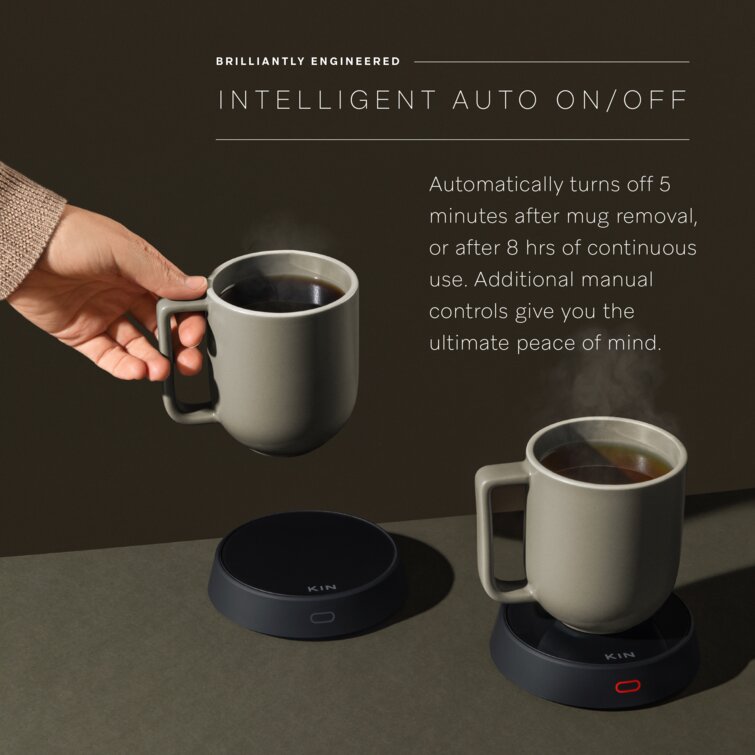 Coffee Warmer with Mug - Cordless Coffee Warmer Smart Coffee