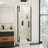  DreamLine Ascend 32 1/2 - 33 1/2 inch W x 72 inch H Frameless Pivot Shower Door in Matte Black-66533807-121520578