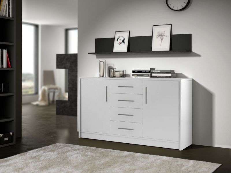 Ledbury 140 Cm Wide 4 Drawer Sideboard