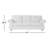 Macalla 91'' Faux Leather Sofa-1459026069