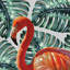 « flamant rose », impression sur toile-21711461-74545858-74545859