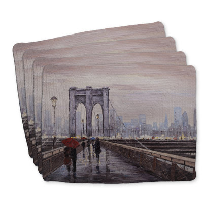 Napperons Brooklyn Bridge Ensemble de 4