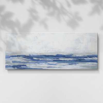 Blue Breakers I- Gallery Wrapped Canvas -Ready to Hang