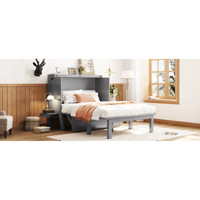 Bed With Detachable Shelves And Aspect - Nuance Side Long Lasting Durability