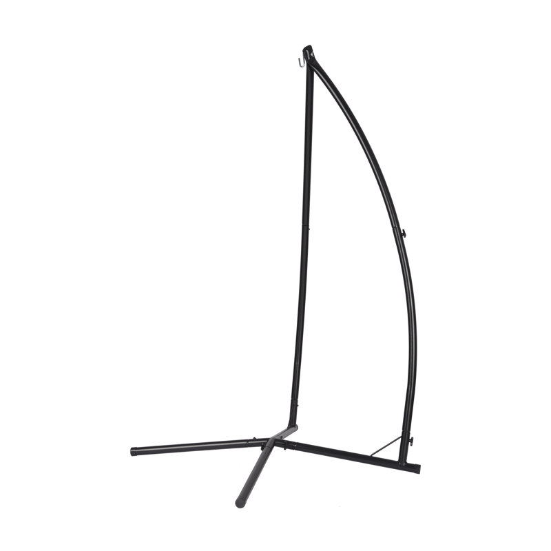 Black Steel X-Stand for Hanging Hammock Chairs