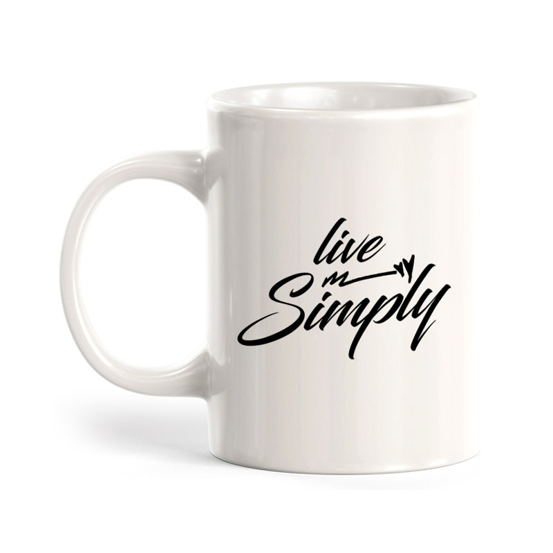 Tasse à café en plastique Live Simply, 11 oz, Plastique polypropylène
