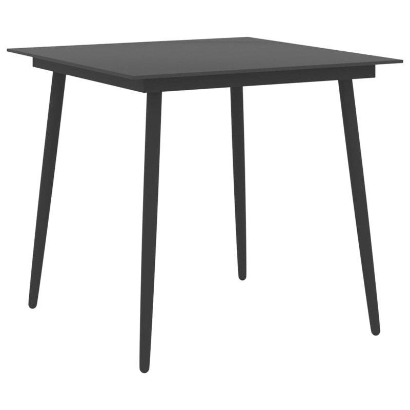 Dining Table, Gray, 35.4" W x 59.1" L x 29.1" H
