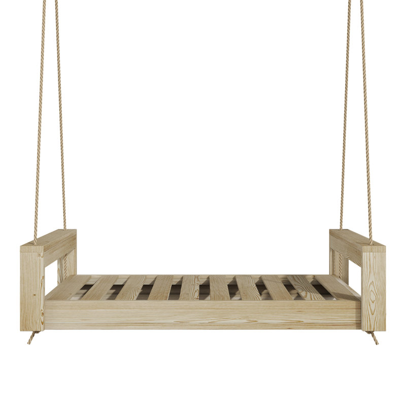 Balancelle Zaxton Amish, à partir de pin séché au four, Non fini, 65.75"